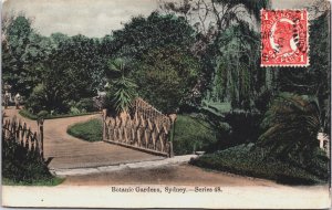 Australia Botanic Gardens Sydney New South Wales Vintage Postcard C058