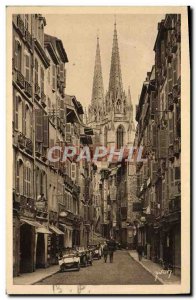 Old Postcard Bayonne Rue du Port Neuf
