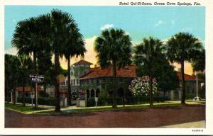 Florida Green Cove Springs Hotel Qui-Si-Sana 1946 Curteich