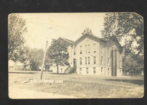 RPPC CORNING MISSOURI SCHOOL TO DUNCAN MISSOURI 1908 REAL PHOTO POSTCARD