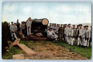 The Surprise Of The War The New German Siege Gun Holub Nash Advertising Postcard