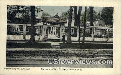 West Garden in Concord, New Hampshire