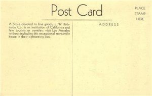 Public Rest Room, JW Robinson Co. Store, Los Angeles, CA c1940s Vintage Postcard