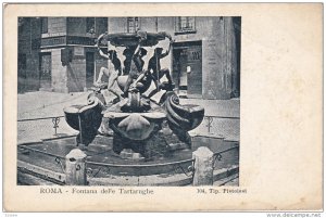 Waterfountain, Fontana Delle Tartarughe, ROMA (Lazio), Italy, 1910-1920s