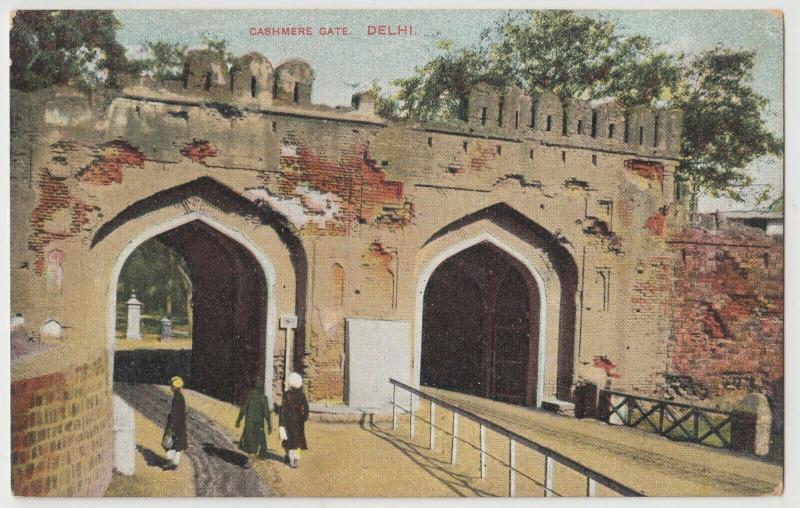 India; Cashmere Gate, Delhi PPC, Unposted, c 1910's