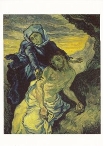 Vincent Van Gogh Pieta Barbican Exhibition London Gallery Painting Postcard