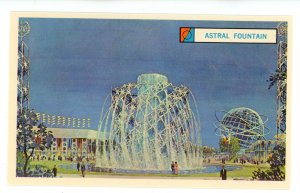 NY - World's Fair 1964-65. Souvenir Flash Card:  Astral Fountain **