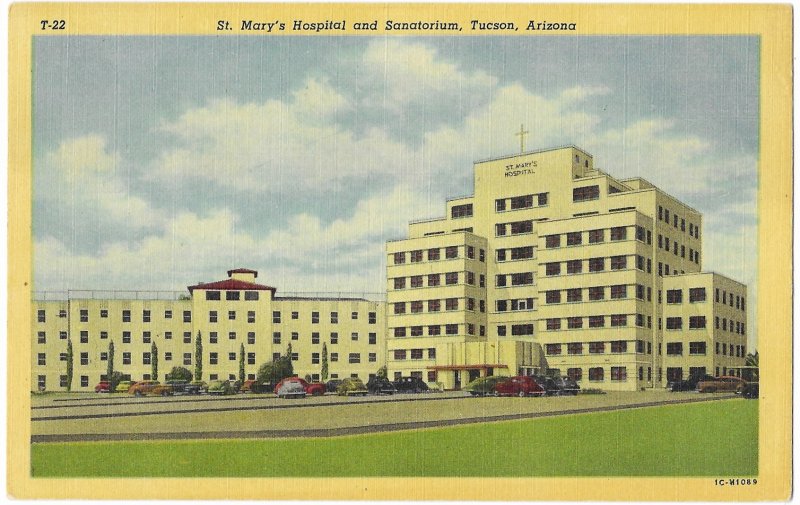 St. Mary's Hospital and Sanatorium Tucson Arizona Built 1951