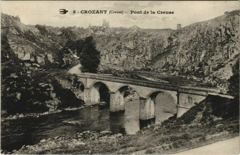 CPA CROZANT Pont de la Creuse (1143848)