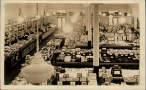 Galesburg Illinois IL McLellan Store Interior c1940s Postcard