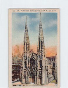 Postcard St. Patricks Cathedral New York City New York USA