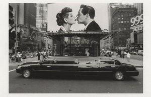 Times Square New York WW2 Kiss Olive Garden Restaurant Postcard