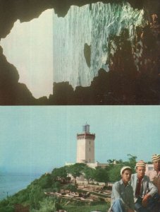 Tanger Morocco Hercules Grottes De Spartel Cup 2x Postcard s
