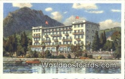 Grand Hotel Europe Lugano Swizerland Unused 