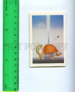 188562 USSR RUSSIA accident prevention turtle CALENDAR 1988 y