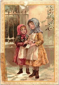 c1880 UNION PACIFIC TEA CO NEW YORK VICTORIAN CHILDREN TRADE CARD 40-159