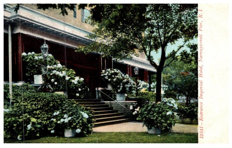 Rhode Island Narragansett ,  Entrance Imperial Hotel