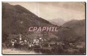 Old Postcard Beaufort Vue Generale and La Vallee of Areches