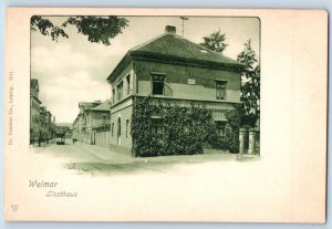 Weimar Thuringia Germany Postcard Museum About Liszt c1905 Antique Unposted