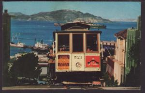 Cable Car,San Francisco,CA Postcard BIN