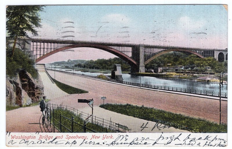 Washington Bridge and Speedway, New York