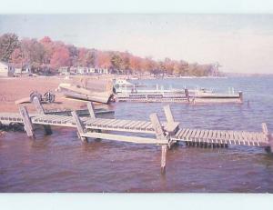 Pre-1980 CABINS AT LAKE ODESSA Wapello By Burlington & Davenport IA c4042