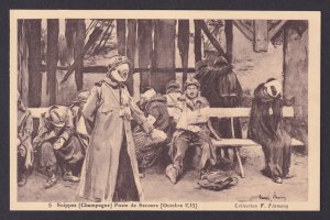 FRANCE, Postcard, First Aid Post, Propaganda, WWI
