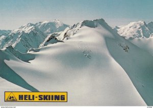 HELI-SKIING , STEEP MOTHER run, Monashee Mountains , B.C. , Canada , 60-80s