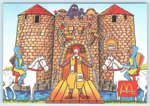 2 Postcards RONALD McDONALD Advertising CASTLE & GARDENING Hamburgler 4x6