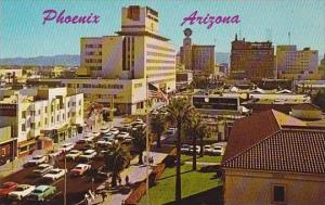 Arizona Phoenix Looking South On Central Avenue