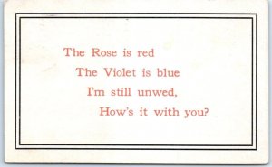 Postcard - Love/Romance Greeting Card with Poem