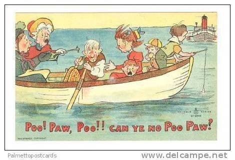 Poo! Paw, Poo! Can ye no Poo Paw? Family in  boat, 00-10s