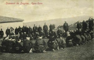 turkey, SMYRNA SMYRNE IZMIR, Group of Native Turcs (1910s) Postcard