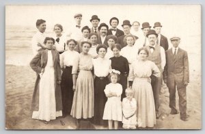 Minnesota Point Lake Shore Choir Picnic Dapper Men Lovely Ladies Postcard S28