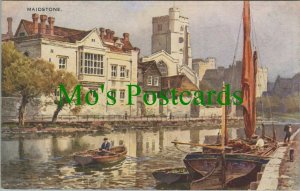 Kent Postcard - Artist View of Maidstone - Artist E.W.H - RS27586