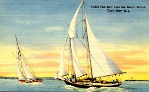 NJ - Cape May. Under Full Sail