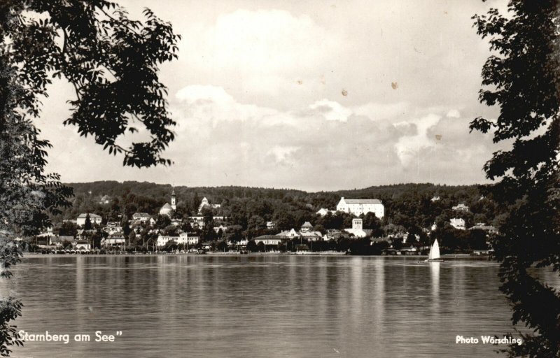 Vintage Postcard 1910's Starnberg am See Lake Starnberg Freshwater Lake Germany