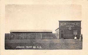 Jordan Tripp County SD Montgomery Lumber RPPC Postcard