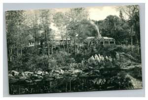 Vintage 1920's Postcard Long Trail Lodge Sherburne Pass Rutland Vermont