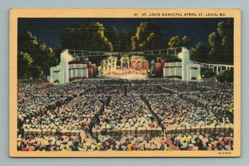 St Louis Municipal Opera MO Missouri Postcard