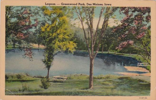 Iowa Des Moines Lagoon In Greenwood Park