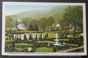 Hot Springs, VA - Evergreen Gardens, Homestead Hotel