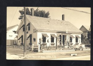 RPPC LACONIA NEW HAMPSHIRE NH CLOW SISTERS GIFT HOUSE REAL PHOTO POSTCARD