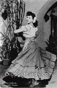 Dancing Glamour Woman Conchita Gallardo Padua Hills Theatre Unused 