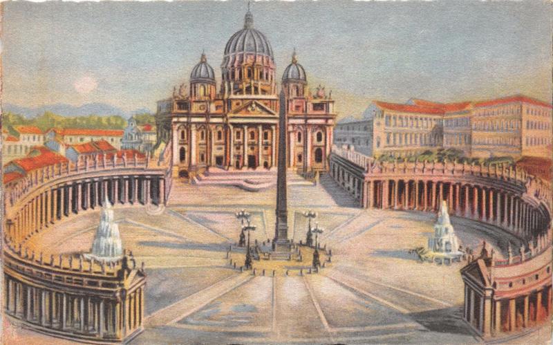 ROME ROMA ITALY LOT OF 3 ARTIST DRAWN POSTCARDS BY A TRALDI OF MILANO