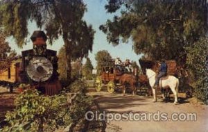 Knotts Berry Farm, CA USA Amusement Park Parks, 1972 