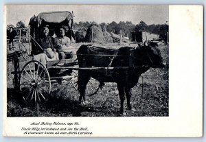 Greensboro North Carolina Postcard Aunt Betsey Holmes Uncle Billy c1910 Vintage