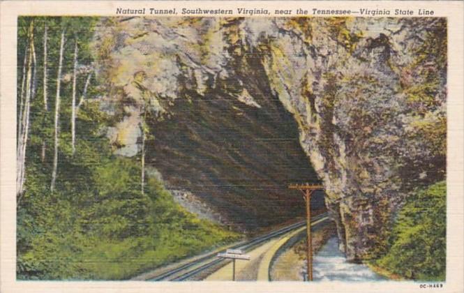 Virginia Natural Tunnel 1951 Curteich