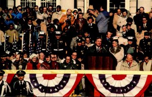 New York Mayor Koch and Thouisands Of New Yorkers Greeting The Hostages