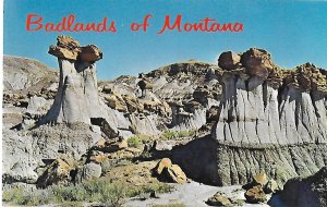 Badlands of Eastern Montana Strange ad Fascinating Rock Formations